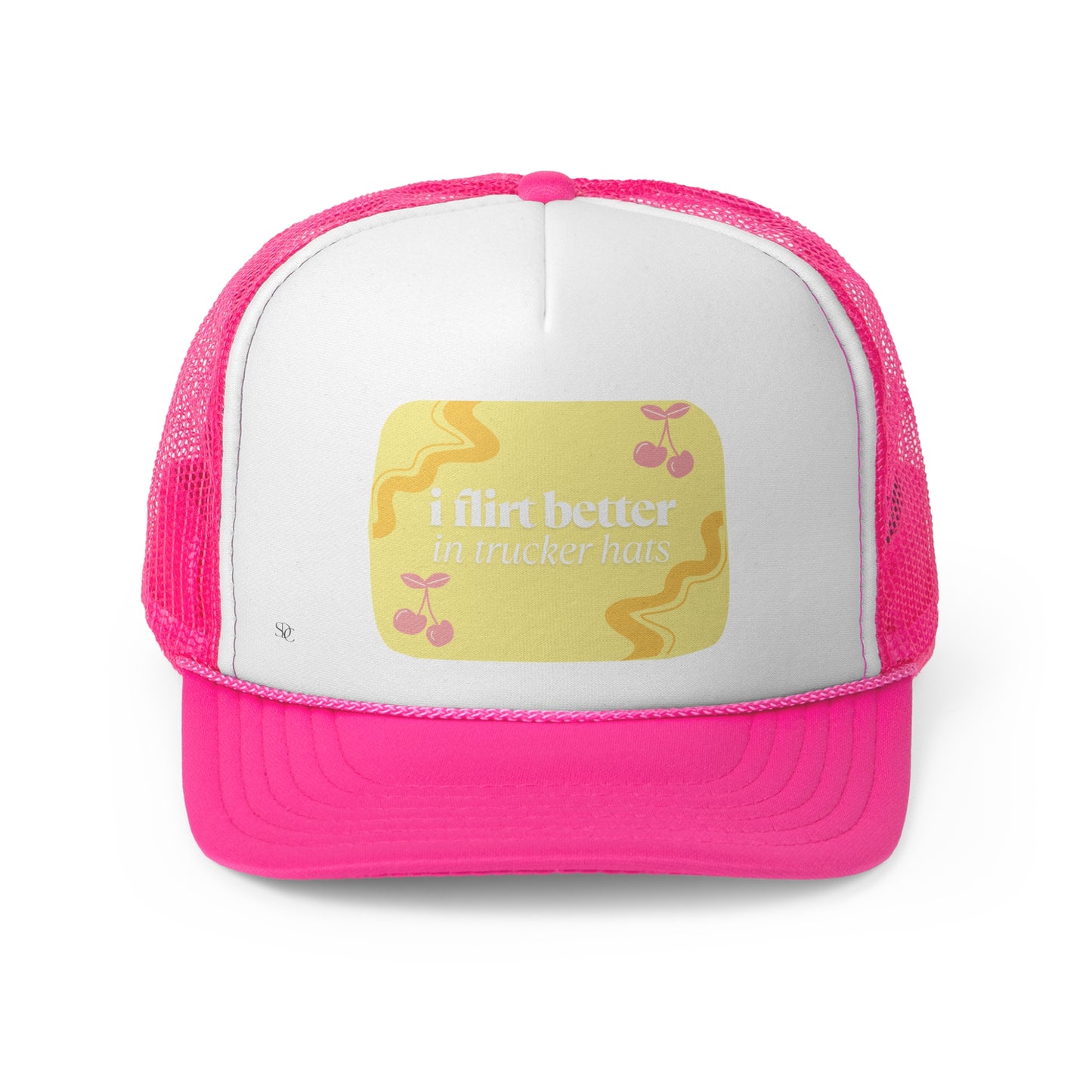 Funny Trucker Hat "I Flirt Better in Trucker Hats"