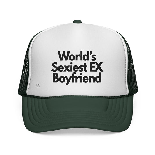 Men's Funny Trucker Hat - World's Sexiest Ex Boyfriend