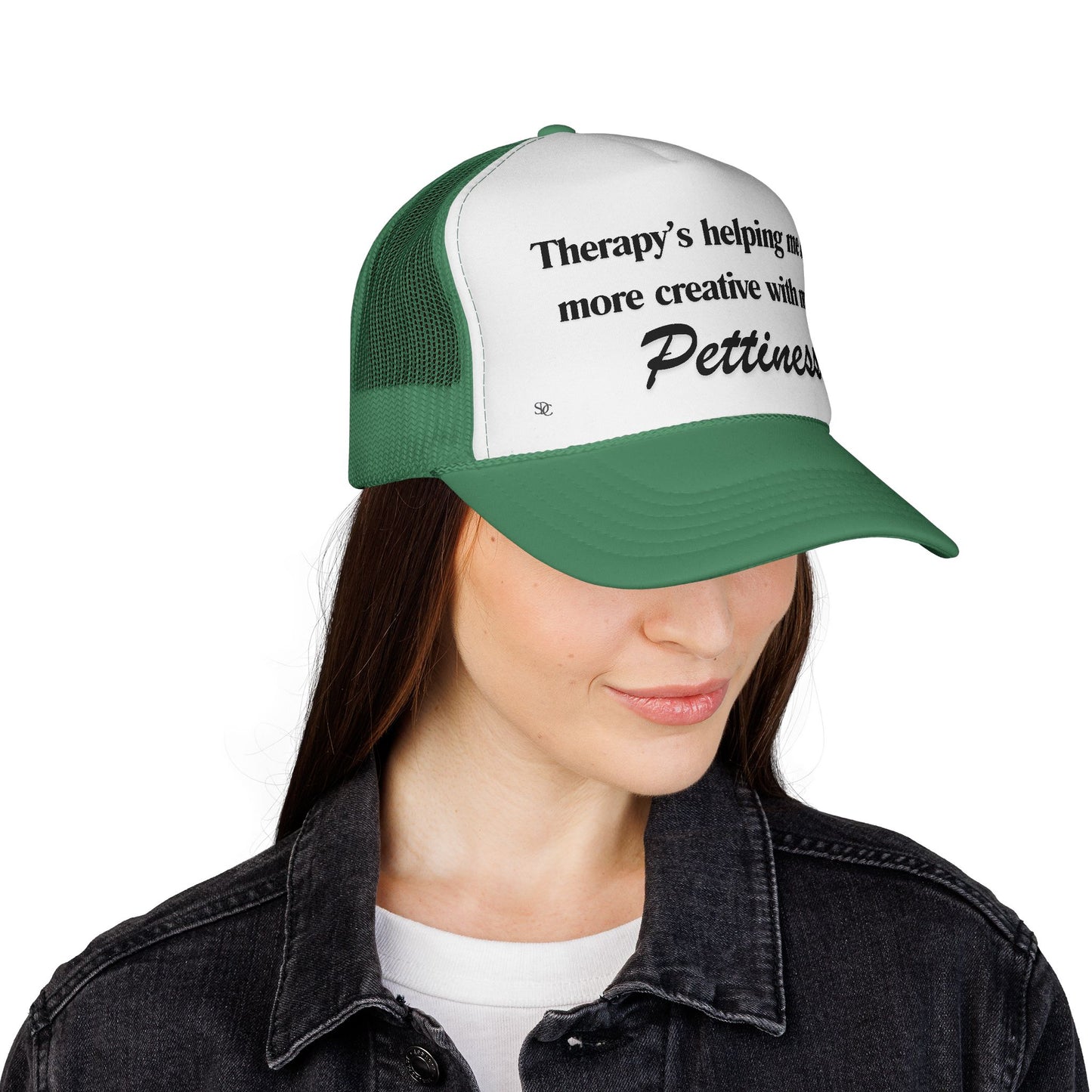 Funny Trucker Hat - Therapy's Helping Me