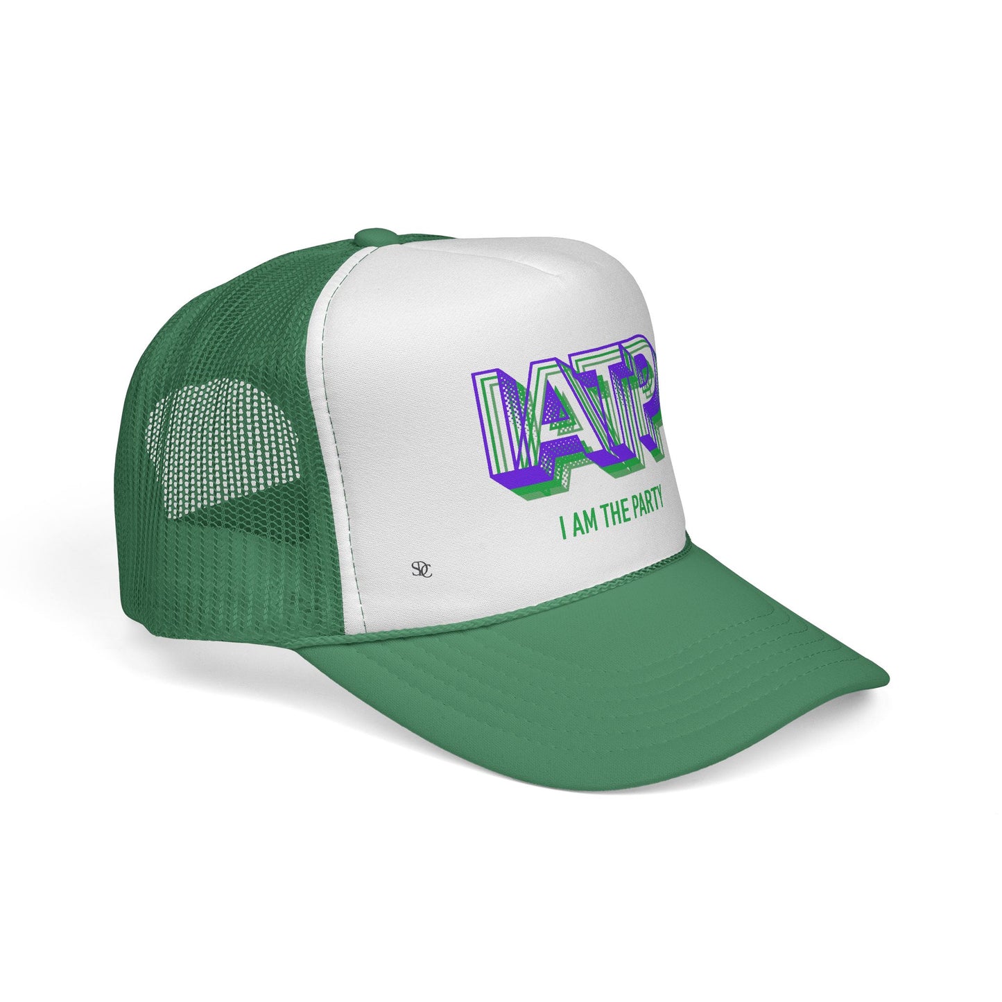 Vibrant Trucker Caps for Party Lovers, Fun Accessories, Festival Gear, Bold Fashion Statement, I AM THE PARTY
