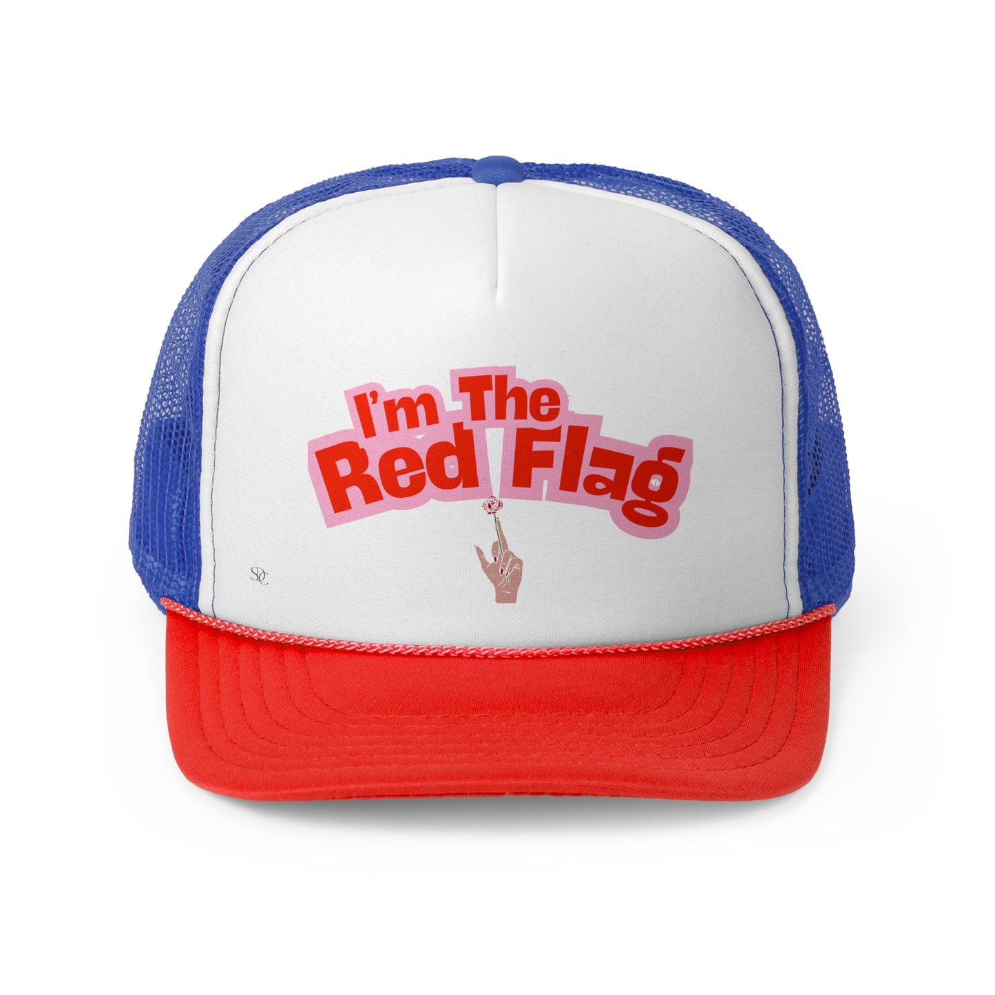 Funny Trucker Hat "I'm The Red Flag"