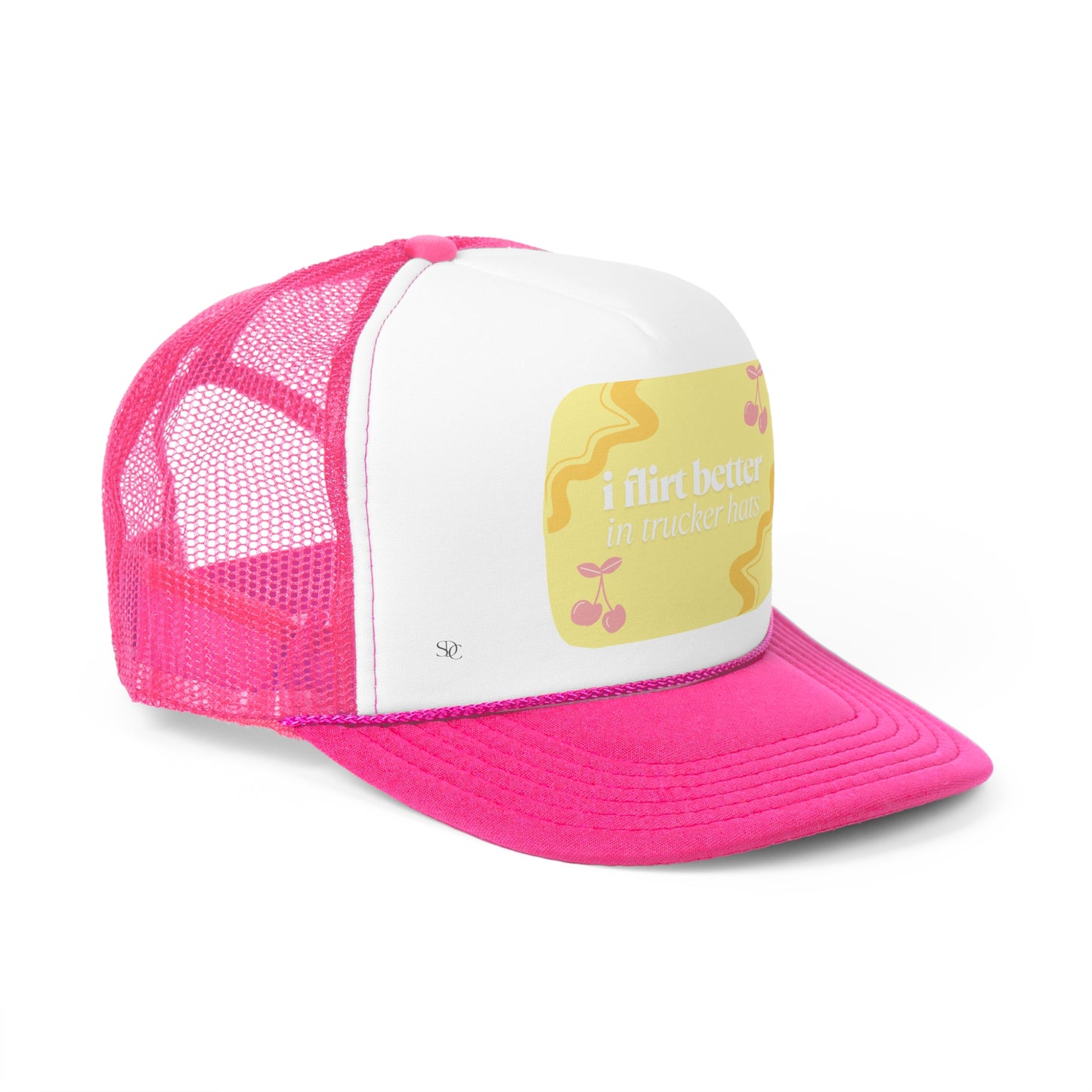 Funny Trucker Hat "I Flirt Better in Trucker Hats"