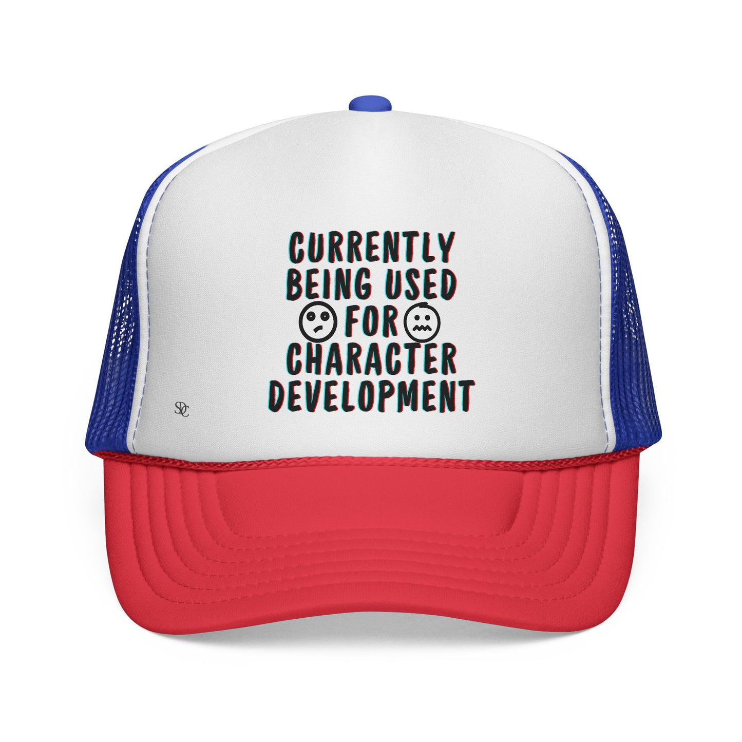 Men's Funny Trucker Hats - Character Development