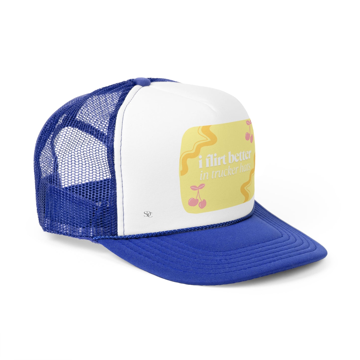 Funny Trucker Hat "I Flirt Better in Trucker Hats"
