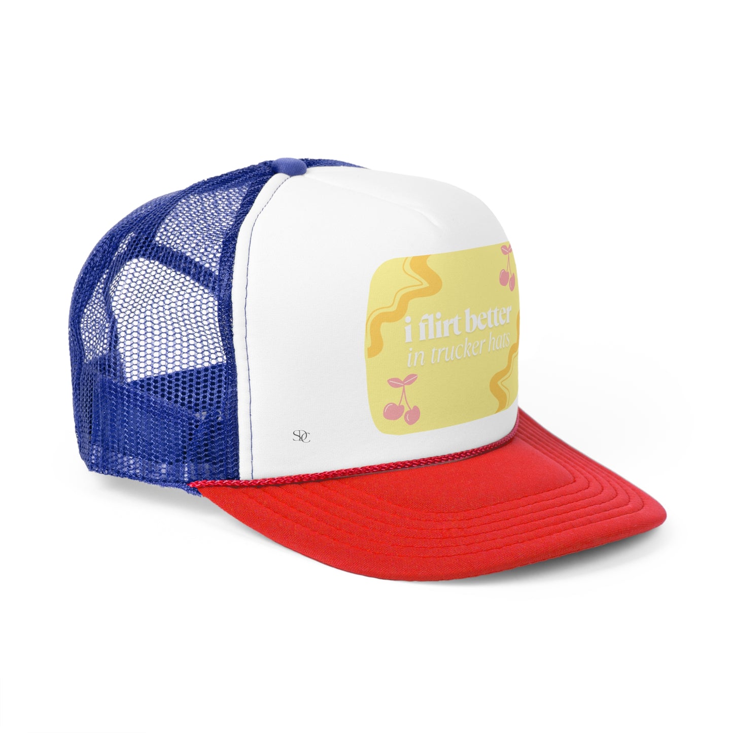 Funny Trucker Hat "I Flirt Better in Trucker Hats"
