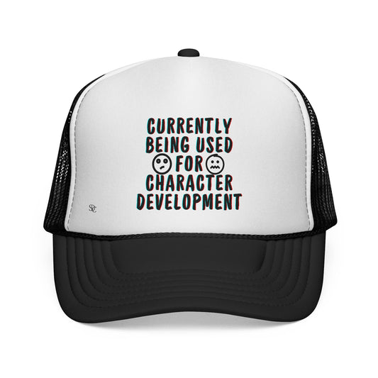 Men's Funny Trucker Hats - Character Development