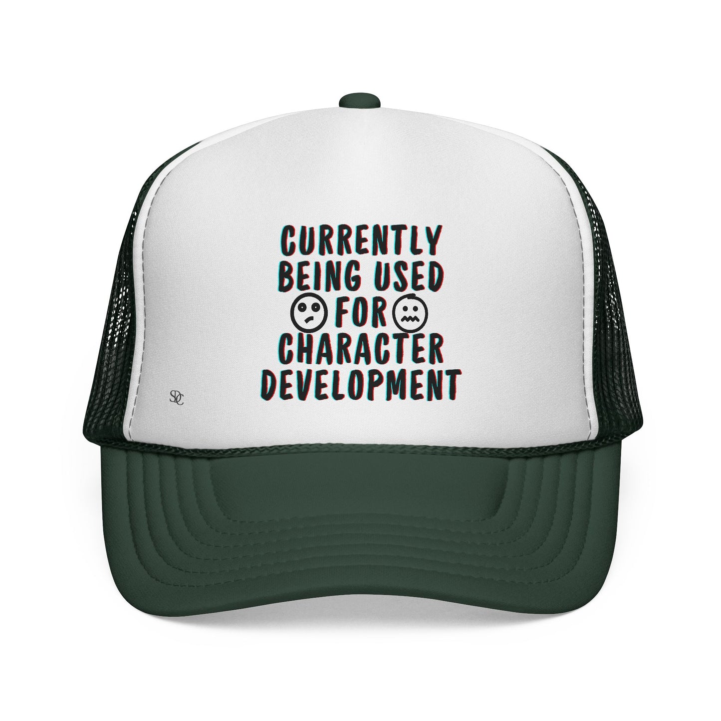 Men's Funny Trucker Hats - Character Development